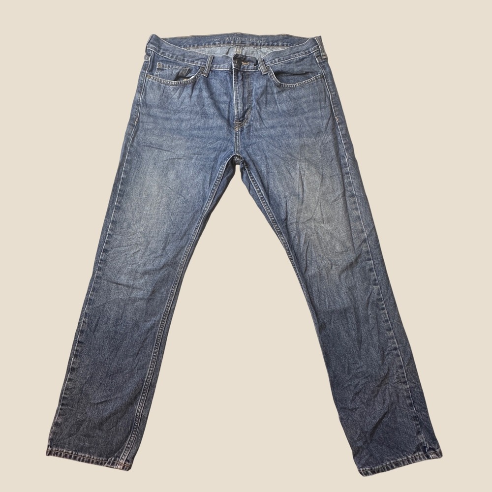 Old Navy Jeans Mens 36x30 Famous Jeans Blue Straight Denim Medium Wash 5-Pocket